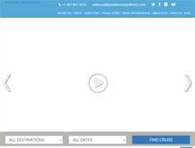 Tablet Screenshot of poseidonexpeditions.com